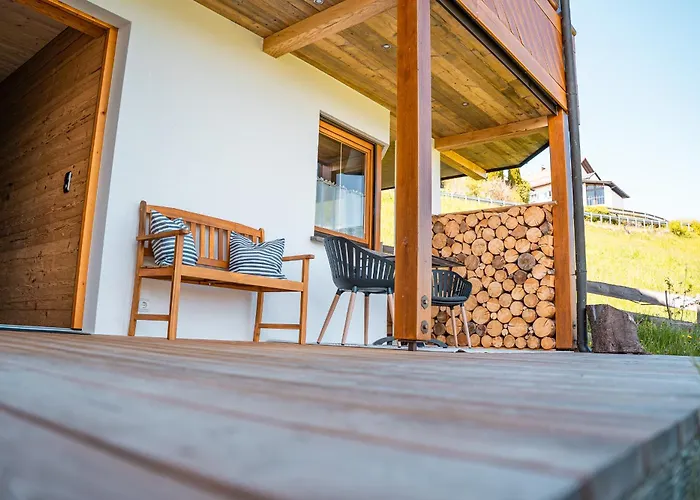 Luxus Chalet Im Allgaeu - Zirbenholz Schlafzimmer - Terrasse Mit Bergblick - Infrarotkabine