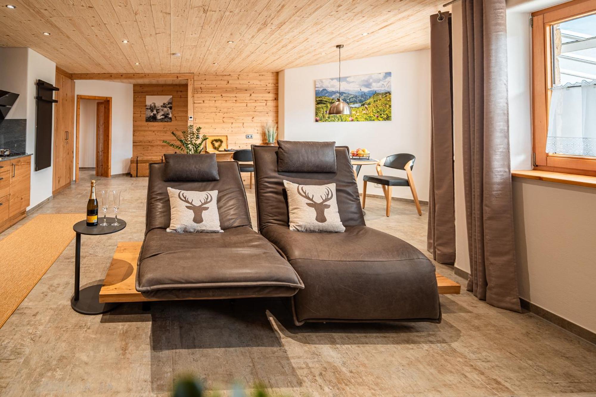 Luxus Im Allgaeu - Zirbenholz Schlafzimmer - Terrasse Mit Bergblick - Infrarotkabine *